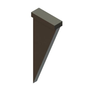 2x Steel wedges